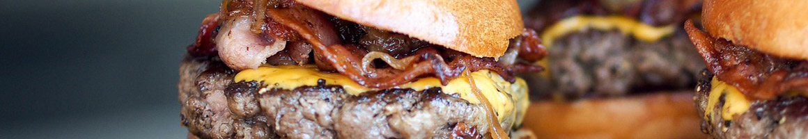 Eating Burger at Tam's Burgers restaurant in Los Angeles, CA.